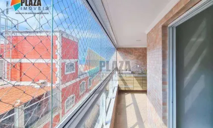 Apartamento 1 dormitório com 1 suítepara alugar, 53 m² por R$ 3.600/mês - Aviação - Praia Grande/SP