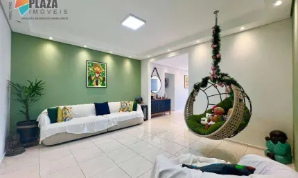 Apartamento 3 dormitórios com 1 suíte à venda, 126 m² por R$ 729.000 - Canto do Forte - Praia Grande/SP