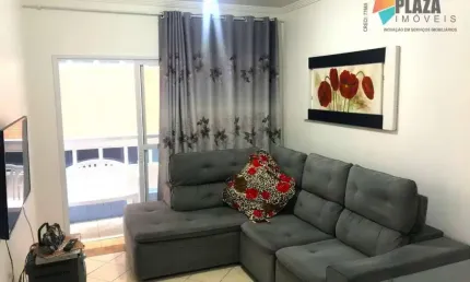 Apartamento 2 dormitórios à venda, 76 m² por r$ 465.000 - aviação - praia grande/sp