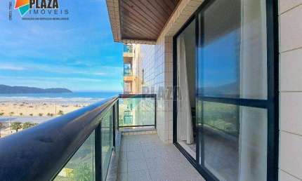 Apartamento com 1 dormitório para alugar, 61 m² por R$ 3.000,00/mês - Vila Guilhermina - Praia Grande/SP