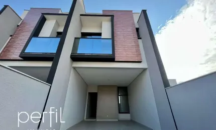 Sobrado geminado com uma suíte mais dois quartos - bairro: saguaçu, joinville/sc.