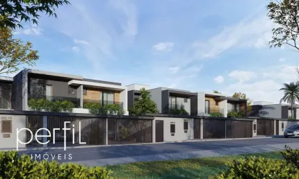 Sobrado em construção à venda - 1 suíte com sacada + 3 quartos - bairro Glória - Joinville/SC.