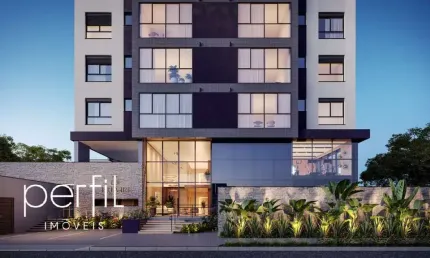 Apartamento em construção a venda com tres quartos sendo uma suíte e duas demi-suítes no bairro Centro - Joinville/SC