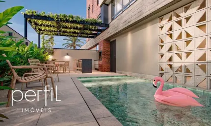 Apartamento em construção - 1 suíte + 1 quarto - bairro Santo Antônio - Joinville/SC.