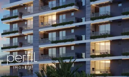 Apartamento em construção a venda com dois quartos sendo uma suíte no bairro américa - joinville/ sc