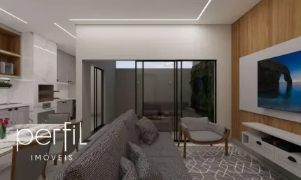 Sobrado de 3 quartos com suíte e 2 vagas de garagem na glória, joinville-sc: 101,90m²