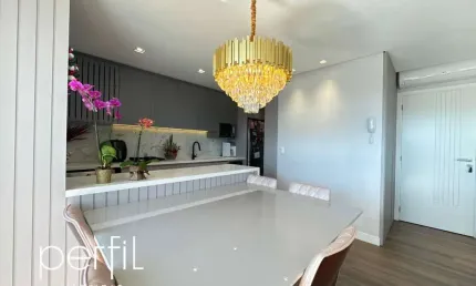 Apartamento 1 suíte e 2 demi-suite no bairro Anita Garibaldi - Joinville, SC