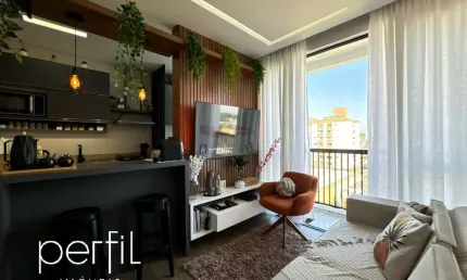 Apartamento 1 suíte + 1 dormitório com 1 vaga de garagem no bairro floresta - joinville, sc