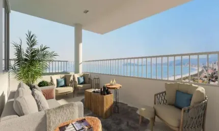 Apartamento à venda - 3 suítes - 114m2 privativos com vista para o mar - Bairro Itacolumi - Baln. Piçarras/SC.