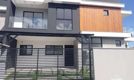 Sobrado novo com suíte e 2 dormitórios à venda, 151 m² por r$ 990.000 - bom retiro - joinville/sc - analisa permuta!