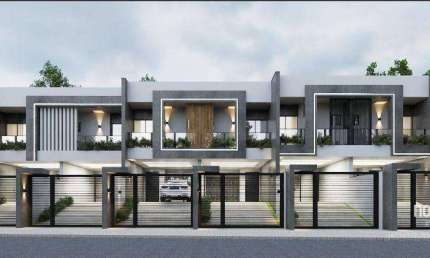 Sobrado com 3 dormitórios à venda, 105 m² por R$ 660.798,00 - Bom Retiro - Joinville/SC