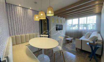 Apartamento locado para venda de investidores no Res. Paineiras no Jd. Ipanema em Maringá/PR com 45,60 m² privativos e mobiliado