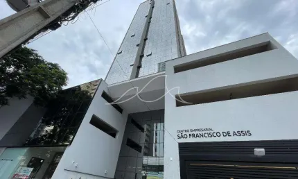 Sala comercial à venda e locação no ed. são francisco de assis na zona 01 em maringá/pr com 74 m² privativos