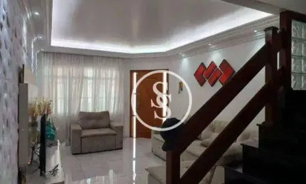 Sobrado com 3 dormitórios à venda, 150 m² por r$ 1.040.000,00 - assunção - são bernardo do campo/sp