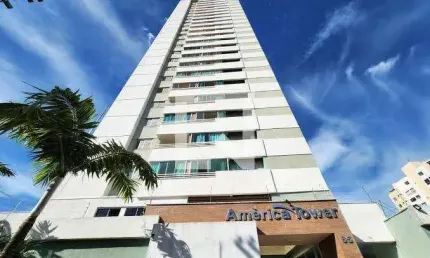 Vende-se apartamento 2qts sendo 1 suite, próx. ao cepal no setor jardim américa, goiânia, go (r)
