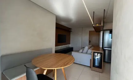 Apartamento 100% mobiliado e decorado à venda na vila rosa – goiânia/go 