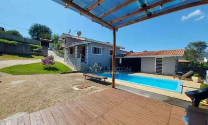 Chácara com 3 dormitórios à venda, 1320 m² por r$ 850.000,00 - jardim estância brasil - atibaia/sp