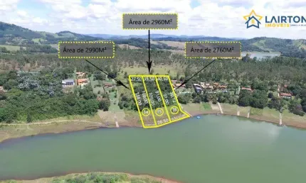 Terrenos à venda em Piracaia fundo exclusivo para Represa