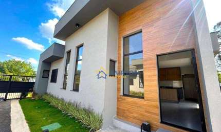 Residencial Solar Chácara Interlagos - Casas Térreas com 3 Suítes em Condomínio Fechado, Atibaia - SP