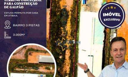 Oportunidade Única em Atibaia! Terreno INDUSTRIAL à Venda