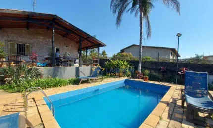 Chácara com 2 dormitórios à venda, 1000 m² por r$ 600.000,00 - jardim estância brasil - atibaia/sp