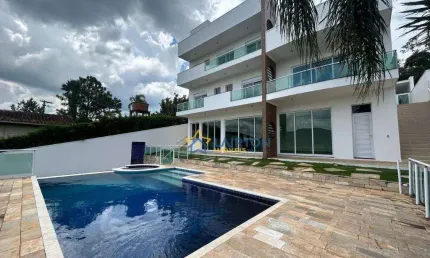 Casa de Luxo de 4 Dormitórios com Piscina em Condomínio Fechado - Bom Jesus dos Perdões/SP