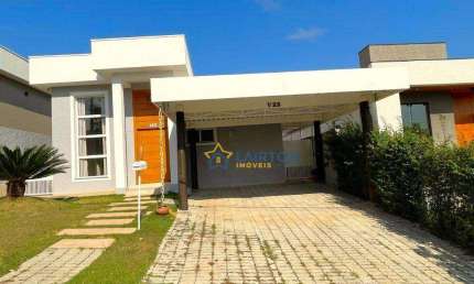Casa Térrea à Venda no Condomínio Terras de Atibaia I – 3 Dormitórios, Piscina e Espaço Gourmet – 145 m²