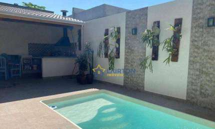 Sobrado à Venda no Jardim Maristela, Atibaia/SP – 4 Suítes, Piscina, Espaço Gourmet – 213 m²