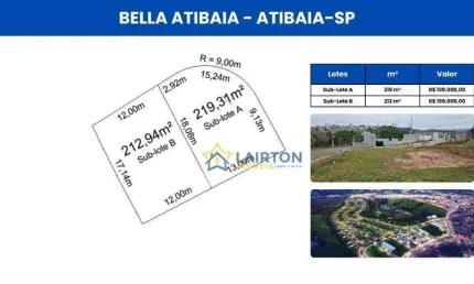 Oportunidade em Atibaia para construtores e investidores!