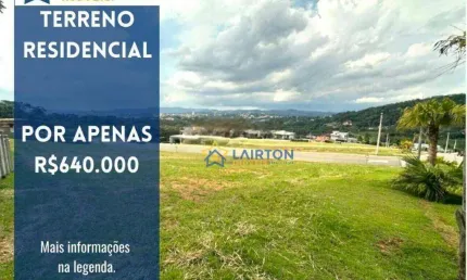 Terreno em condomínio fechado à venda na Cidade Satélite, Atibaia 