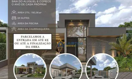 Casa Térrea á venda no Condomínio Terras de Atibaia I.