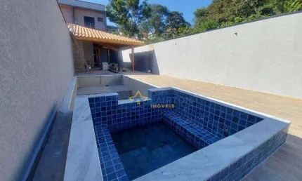 Casa com 3 suítes, piscina aquecida e área gourmet à venda em atibaia