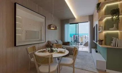 Apartamento para venda em joão pessoa, bessa, 2 dormitórios, 1 suíte, 2 banheiros, 1 vaga