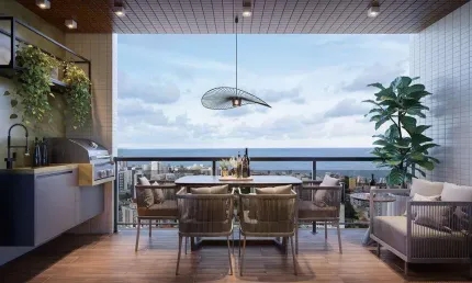 Apartamento para Venda em João Pessoa, Jardim Oceania, 3 dormitórios, 3 suítes, 2 banheiros, 2 vagas