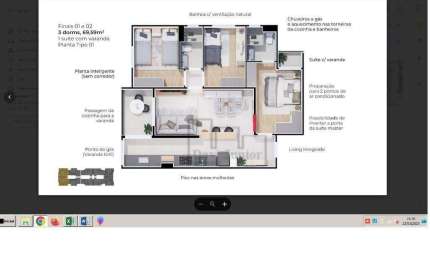 Apartamento à venda, 69 m² por R$ 521.500,00 - Jardim São Carlos - Sorocaba/SP