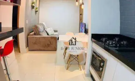 Apartamento com 2 dormitórios à venda, 52 m² por R$ 240.000,00 - Caguaçu - Sorocaba/SP