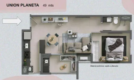 Apartamento com 1 dormitório, 48 m² - venda por R$ 517.000,00 ou aluguel por R$ 3.555,00/mês - Alto da Boa Vista - Sorocaba/SP