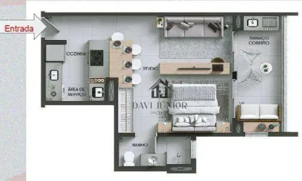 Apartamento à venda, 49 m² por R$ 524.000,00 - Alto da Boa Vista - Sorocaba/SP