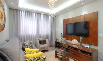Apartamento com 3 quartos à venda na Rua Antônio Peregrino Nascimento, Palmares, Belo Horizonte