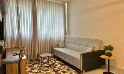 Apartamento para locação mobiliado - 1 quarto – santo antônio