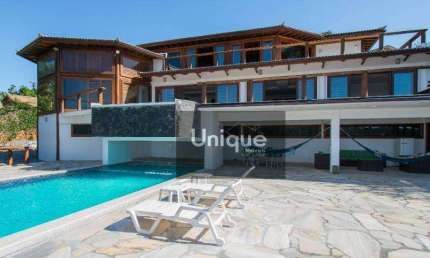 Mansão c/ vista mar no Alto de Búzios à venda, 706 m² por R$ 4.800.000 - Alto de Búzios - Armação dos Búzios/RJ