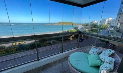 Apartamento 3 Quartos sendo 1 suíte , 130m² , 2 vagas, frente Praia de Peracanga - Enseada Azul - Guarapari-ES