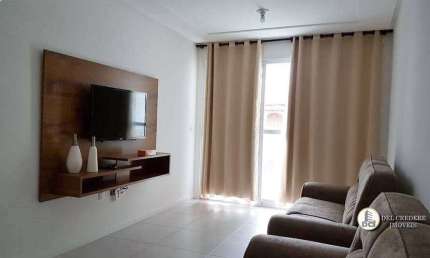 Apartamento á venda, 3 Suítes, 2 vagas, mobiliado, lazer completo, cond frente para praia - Praia de Peracanga - Enseada Azul, Guarapari-ES