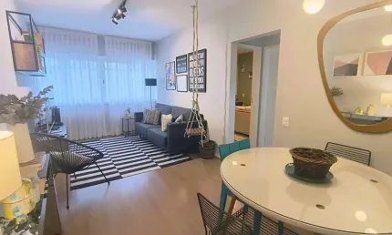 Apartamento 45m 1 dormitório 1 vaga  totalmente mobiliado e equipado para Locação no Itaim Bibi, Sã