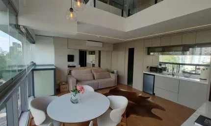 Apartamento Duplex 72m² à venda totalmente mobiliado com 1 suíte 1 vaga, ao lado do metrô OscarFrei