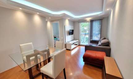Apartamento Mobiliado de 2 Dormitórios sendo 1 suite ,1 vaga, com Lazer Completo a 600m do Metrô Kl
