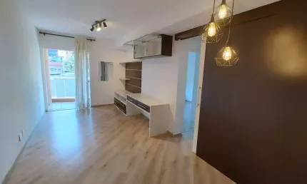 Apartamento 50m² semi mobiliado com1 quarto 1 vaga, para locação, proximo ao shopping vila olímpia,