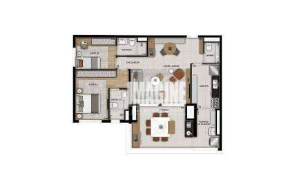 Apartamento no Belém com 2 Dormitórios sendo 2 Suítes, 1 Vaga, 96m²