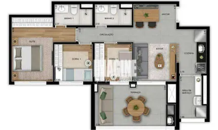 Apartamento na vila prudente com 3 dormitórios sendo 1 suíte, 1 vaga, 81 m²