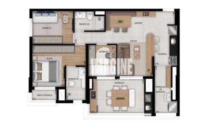 Apartamento na Vila Prudente com 3 Dormitórios sendo 1 Suíte, 1 Vaga, 88 m²